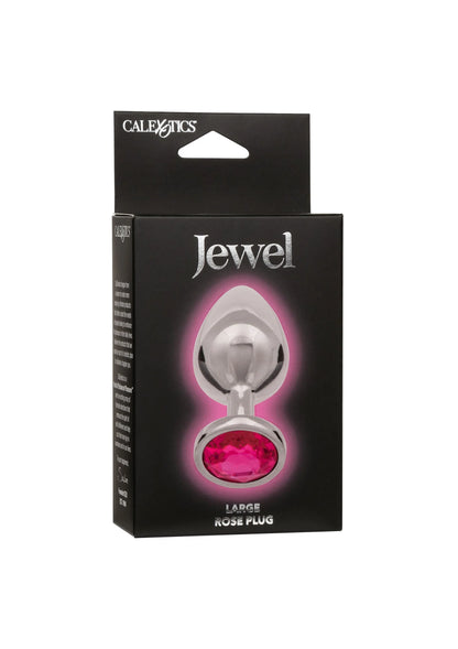 Bestel: Jewel Large Rose Plug by CalExotics - bij Happytoys: de erotische sex webshop | liever Happy dan Easy ⭐⭐⭐⭐⭐