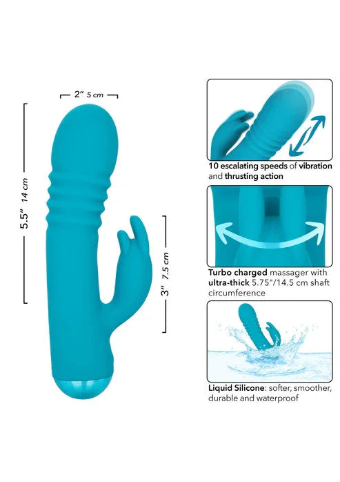 Thicc Chubby Thrusting Tickler by CalExotics - Happytoys Sexshop: online sex shop for Feeling Happy & Easy 😊 - Discreet geleverd