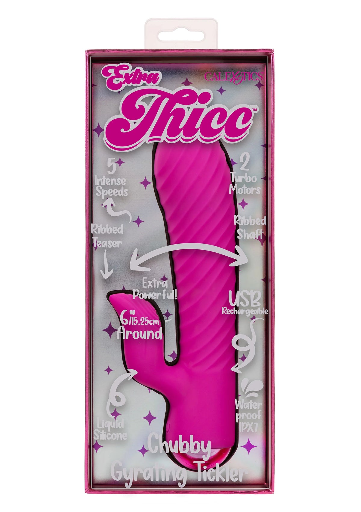Bestel: Thicc Chubby Gyrating Tickler by CalExotics Thicc - bij Happytoys: de erotische sex webshop | liever Happy dan Easy ⭐⭐⭐⭐⭐