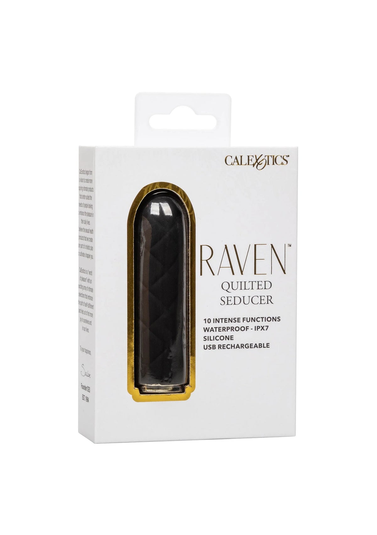 Bestel: Raven Quilted Seducer by CalExotics - bij Happytoys: de erotische sex webshop | liever Happy dan Easy ⭐⭐⭐⭐⭐