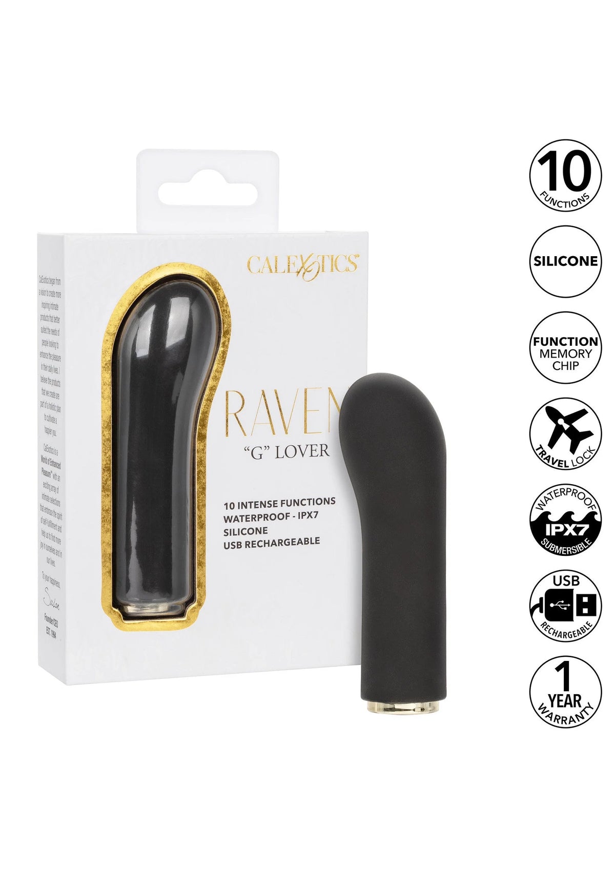 Bestel: Raven 'G” Lover by CalExotics - bij Happytoys: de erotische sex webshop | liever Happy dan Easy ⭐⭐⭐⭐⭐