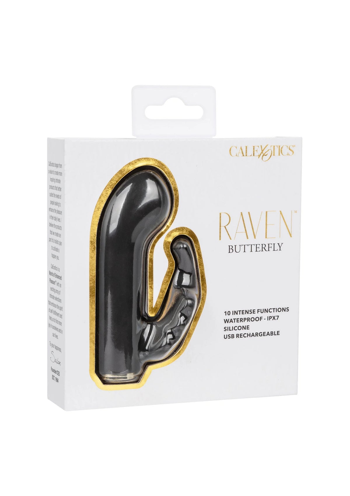 Bestel: Raven Butterfly vibrator by CalExotics - bij Happytoys: de erotische sex webshop | liever Happy dan Easy ⭐⭐⭐⭐⭐