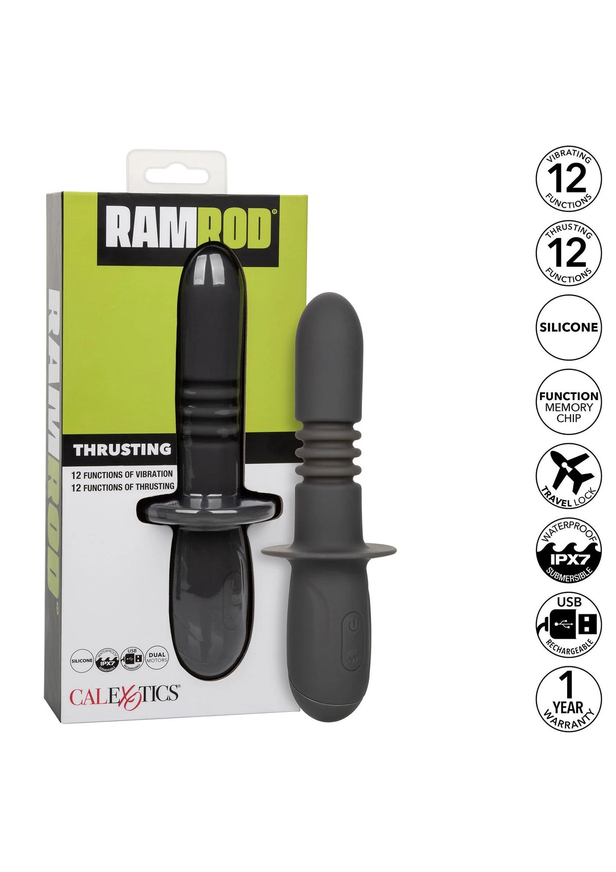 Bestel: Ramrod Thrusting by CalExotics - bij Happytoys: de erotische sex webshop | liever Happy dan Easy ⭐⭐⭐⭐⭐