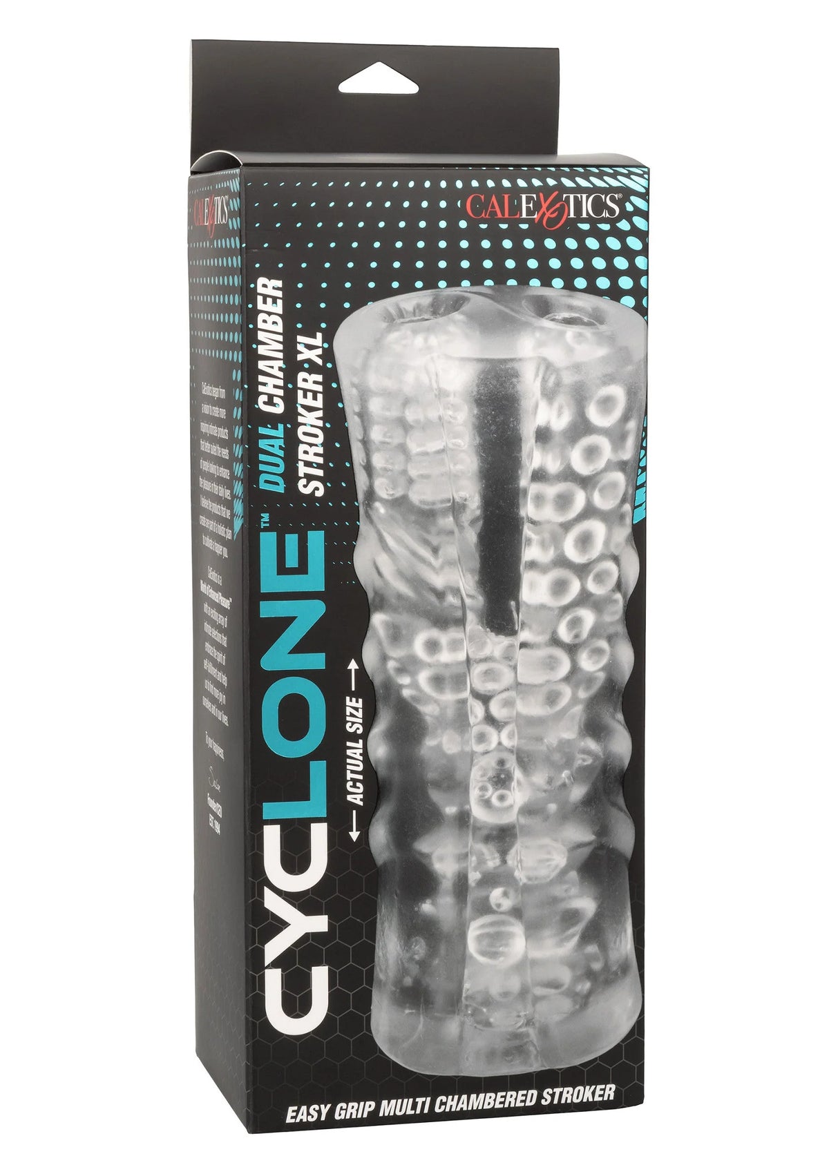 Bestel: Cyclone Dual Chamber Stroker XL by Calexotics - bij Happytoys: de erotische sex webshop | liever Happy dan Easy ⭐⭐⭐⭐⭐