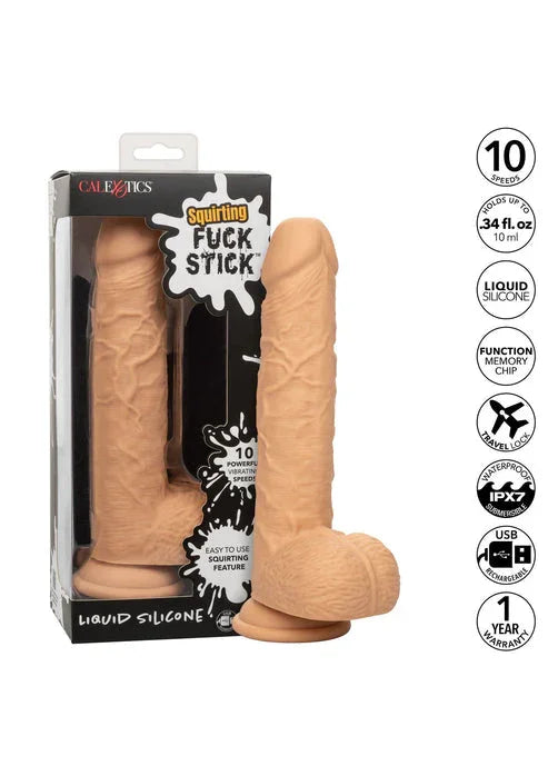Squirting Vibrating Fuck Stick by CalExotics - Happytoys Sexshop: online sex shop for Feeling Happy & Easy 😊 - Discreet geleverd