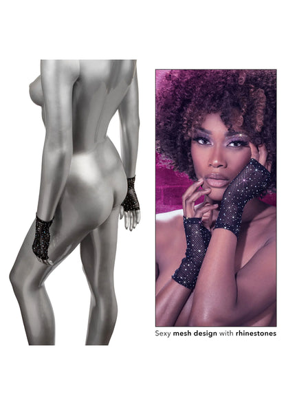 Bestel: Radiance Fingerless Gloves by CalExotics - bij Happytoys: de erotische sex webshop | liever Happy dan Easy ⭐⭐⭐⭐⭐
