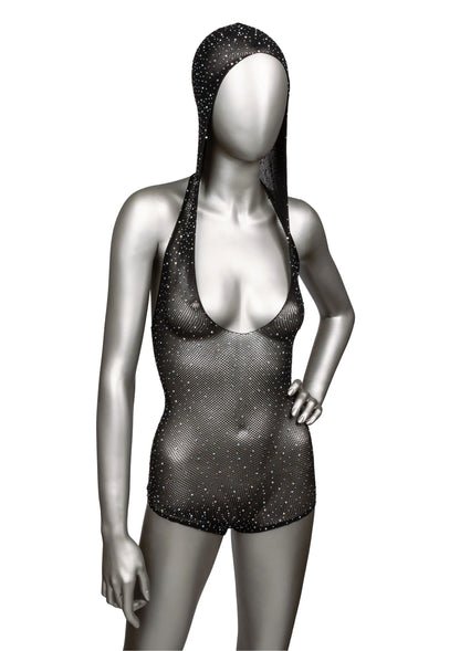 Bestel: Radiance Hooded Deep V Body Suit by CalExotics - bij Happytoys: de erotische sex webshop | liever Happy dan Easy ⭐⭐⭐⭐⭐
