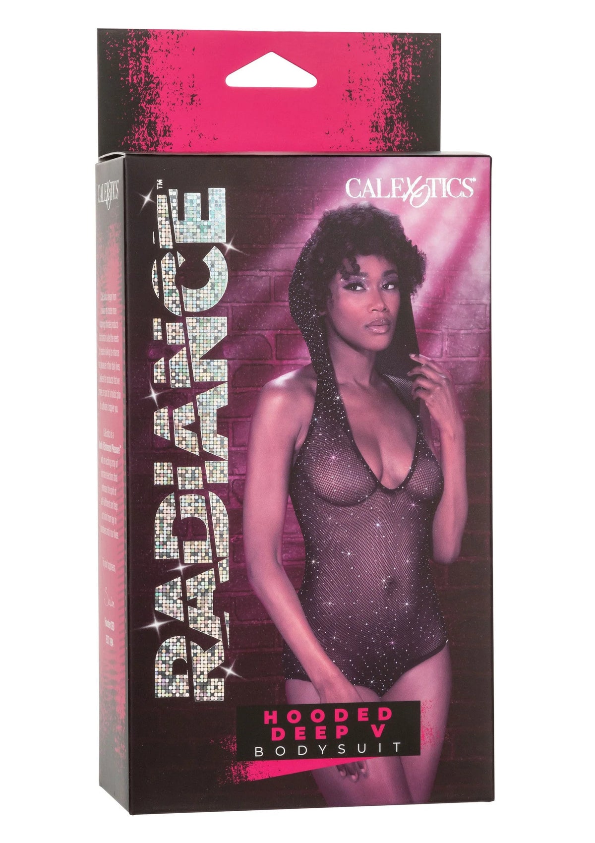 Bestel: Radiance Hooded Deep V Body Suit by CalExotics - bij Happytoys: de erotische sex webshop | liever Happy dan Easy ⭐⭐⭐⭐⭐