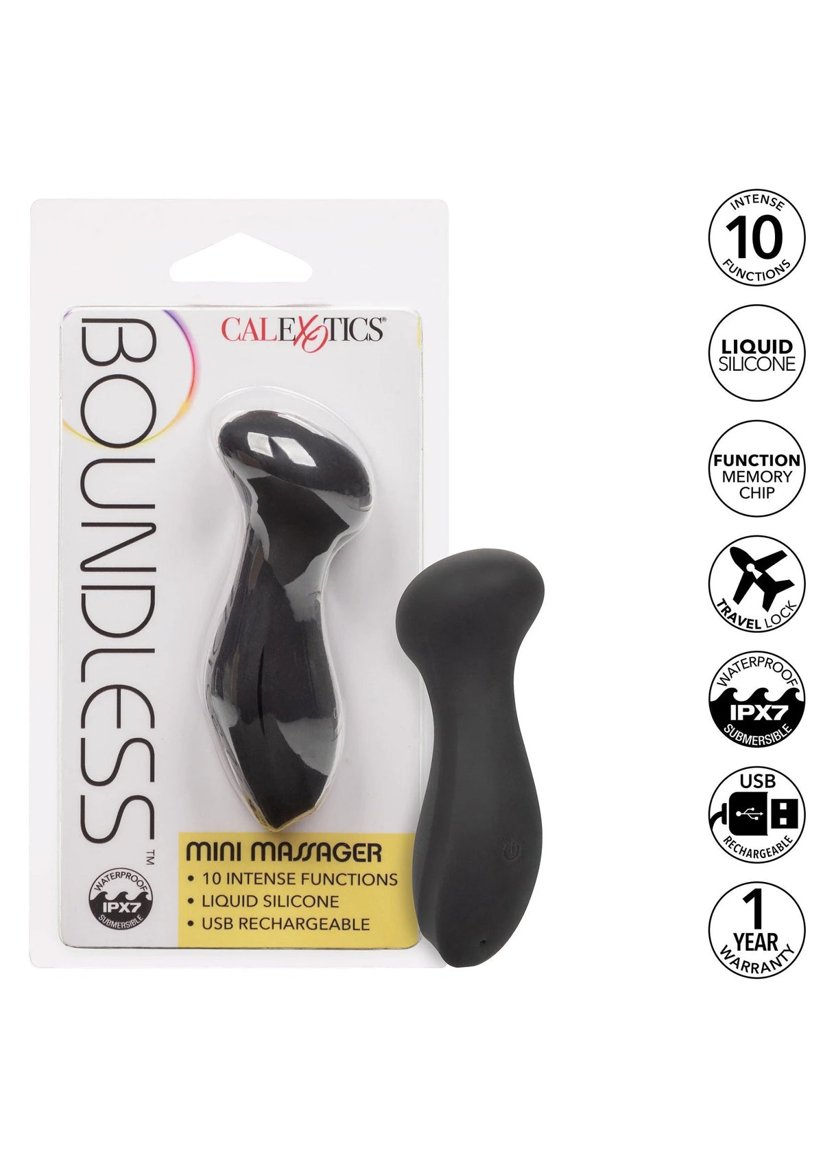 Bestel: Boundless Mini Massager by CalExotics - bij Happytoys: de erotische sex webshop | liever Happy dan Easy ⭐⭐⭐⭐⭐
