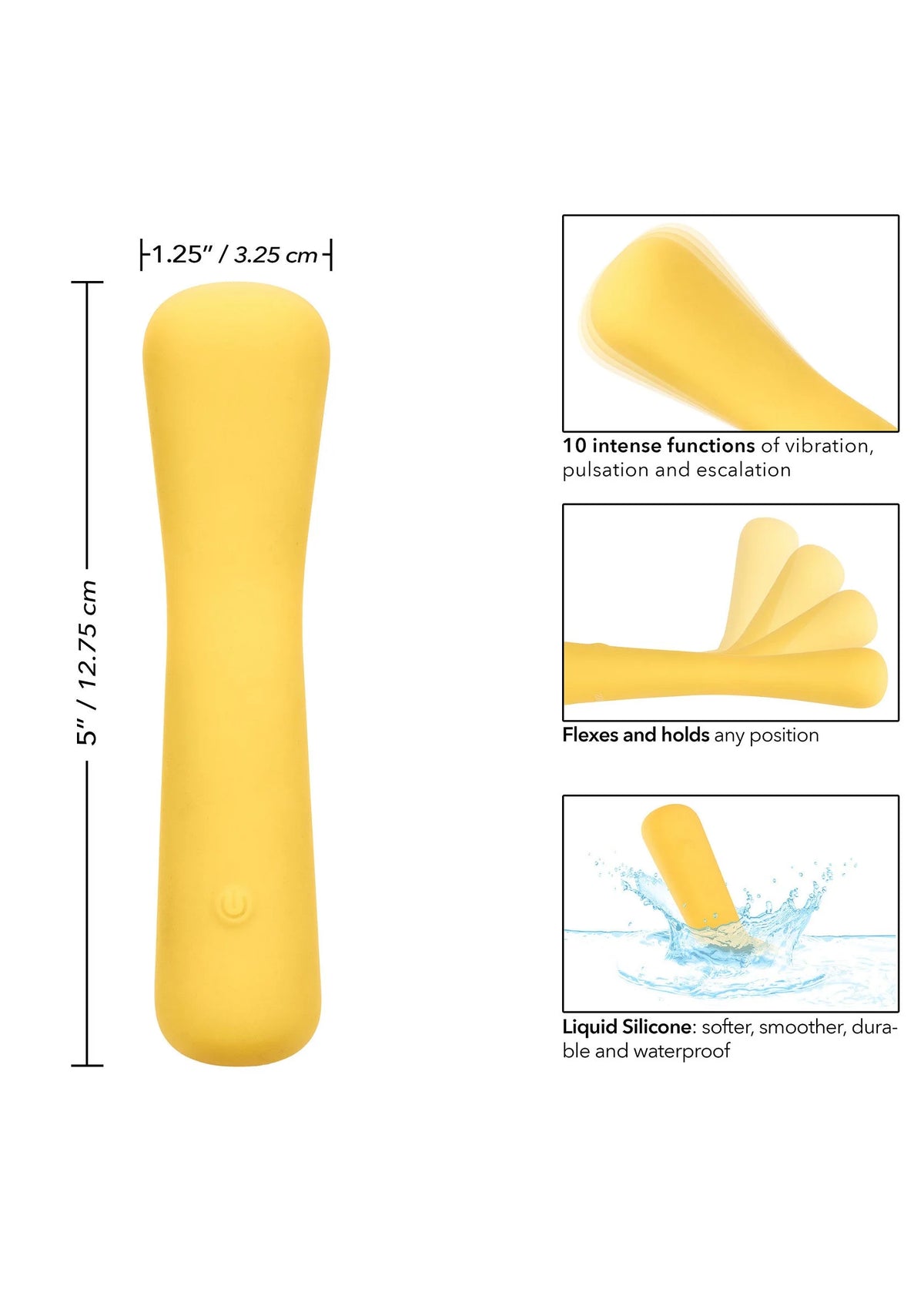 Bestel: Boundless Mini FlexiWand by CalExotics - bij Happytoys: de erotische sex webshop | liever Happy dan Easy ⭐⭐⭐⭐⭐