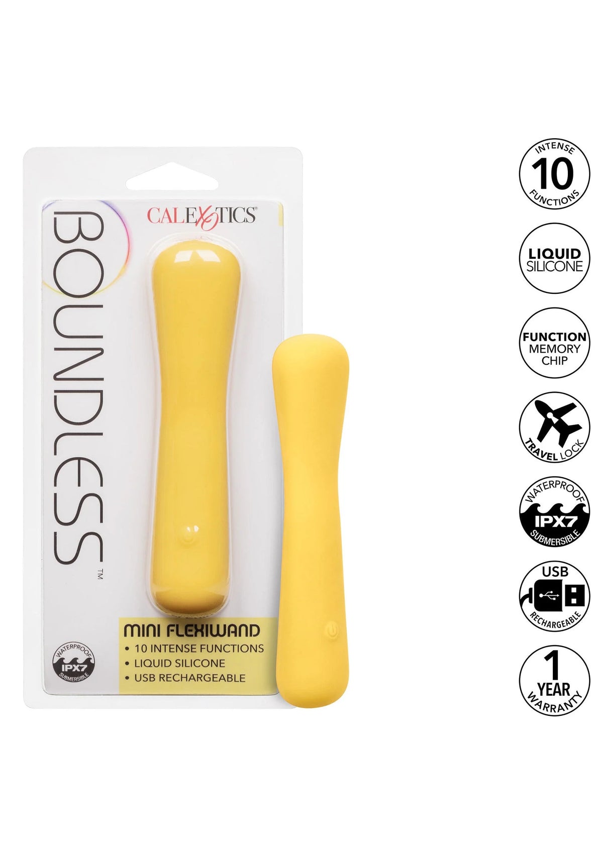 Bestel: Boundless Mini FlexiWand by CalExotics - bij Happytoys: de erotische sex webshop | liever Happy dan Easy ⭐⭐⭐⭐⭐
