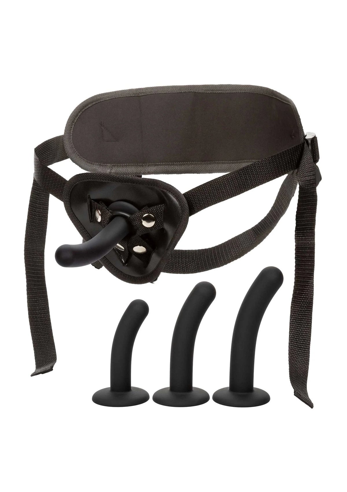 Bestel: Boundless Silicone Curve Pegging Kit by CalExotics - bij Happytoys: de erotische sex webshop | liever Happy dan Easy ⭐⭐⭐⭐⭐ - Default Title - 16656 - BLACK
