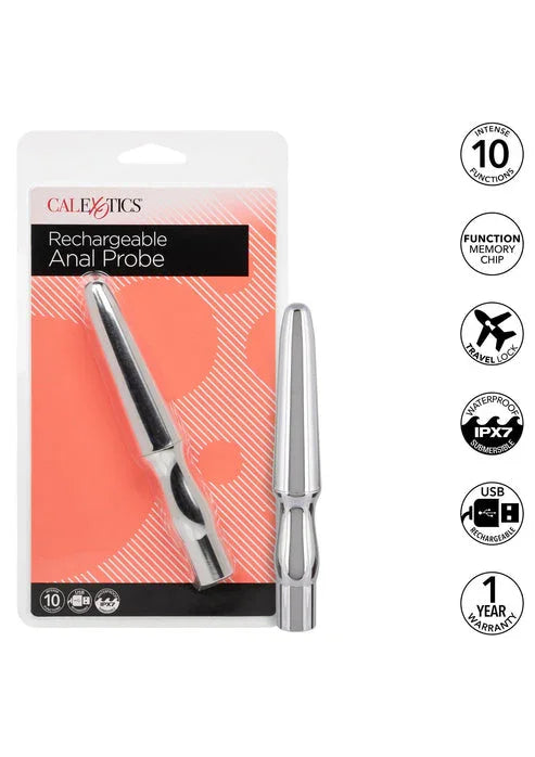 Rechargeable Anal Probe by CalExotics - Happytoys Sexshop: online sex shop for Feeling Happy & Easy 😊 - Discreet geleverd