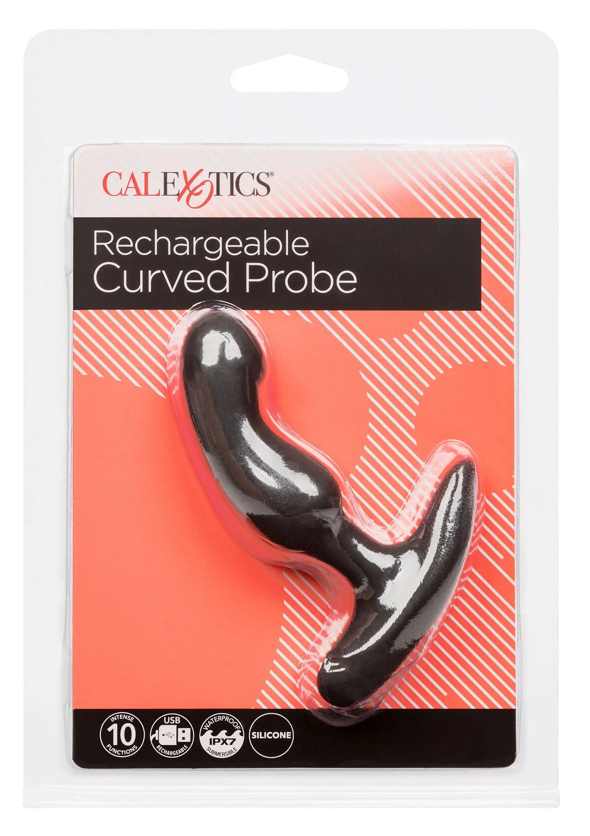 Bestel: Rechargeable Curved Probe by CalExotics - bij Happytoys: de erotische sex webshop | liever Happy dan Easy ⭐⭐⭐⭐⭐