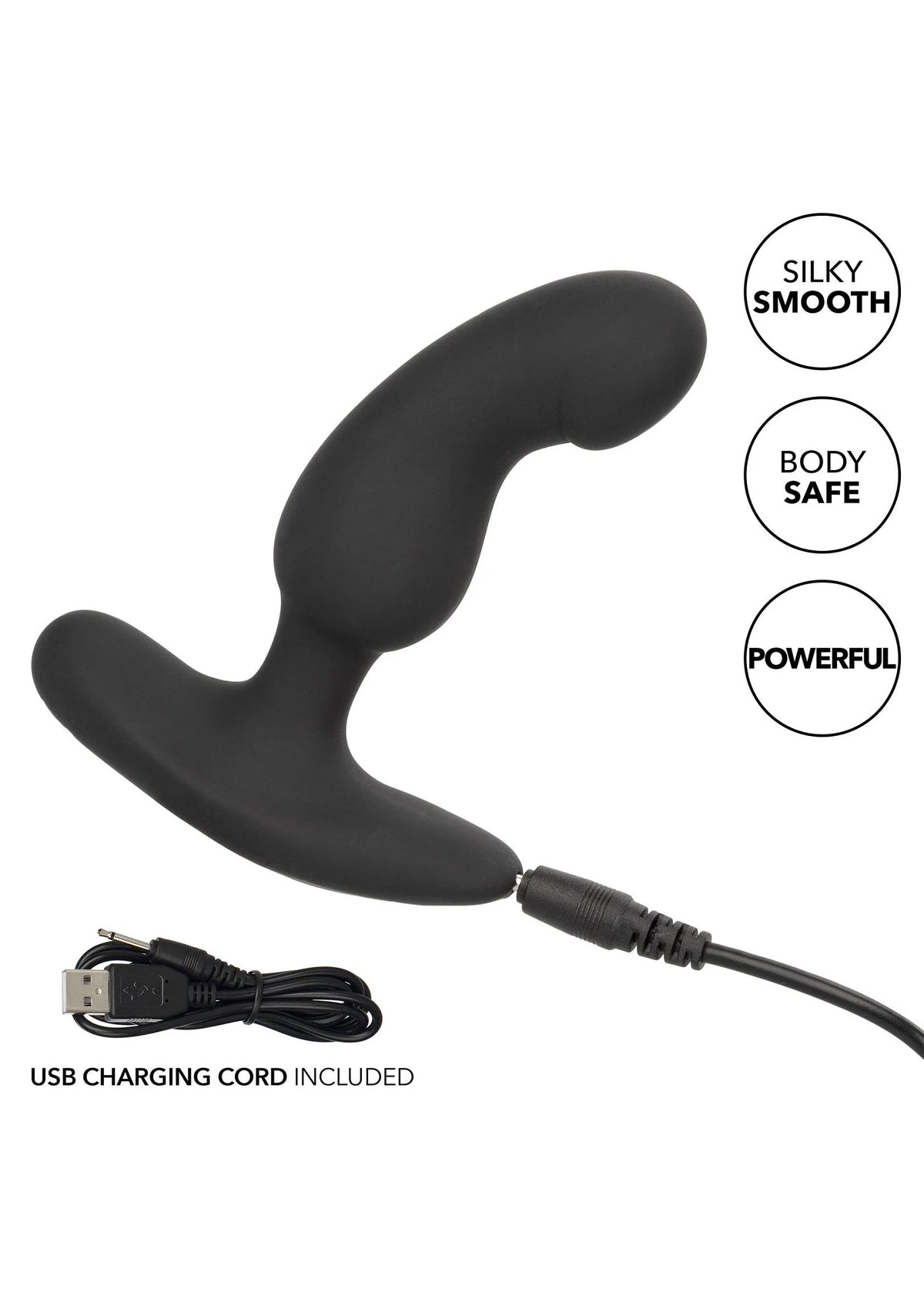 Bestel: Rechargeable Curved Probe by CalExotics - bij Happytoys: de erotische sex webshop | liever Happy dan Easy ⭐⭐⭐⭐⭐