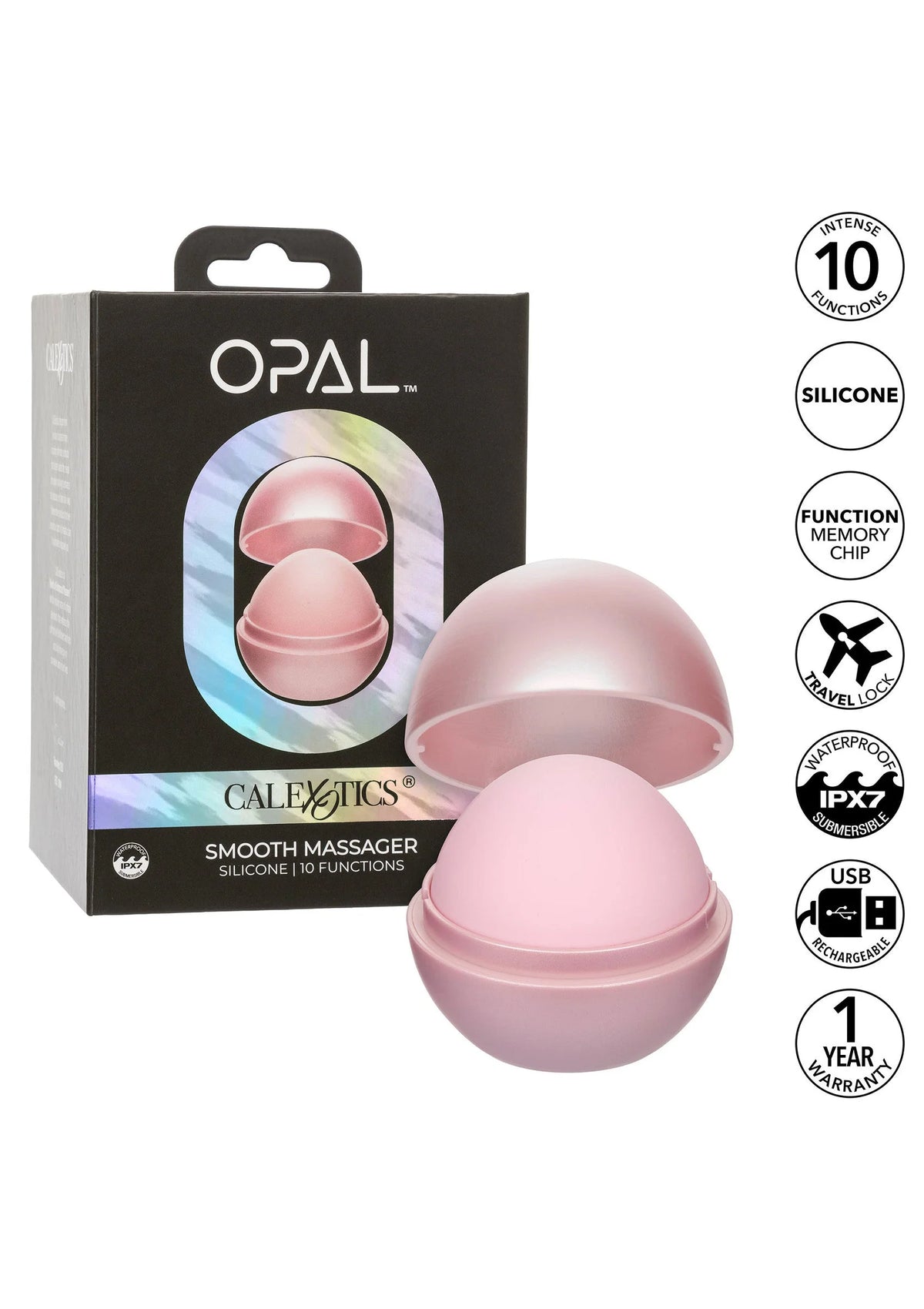 Bestel: Opal Smooth Massager by CalExotics - bij Happytoys: de erotische sex webshop | liever Happy dan Easy ⭐⭐⭐⭐⭐