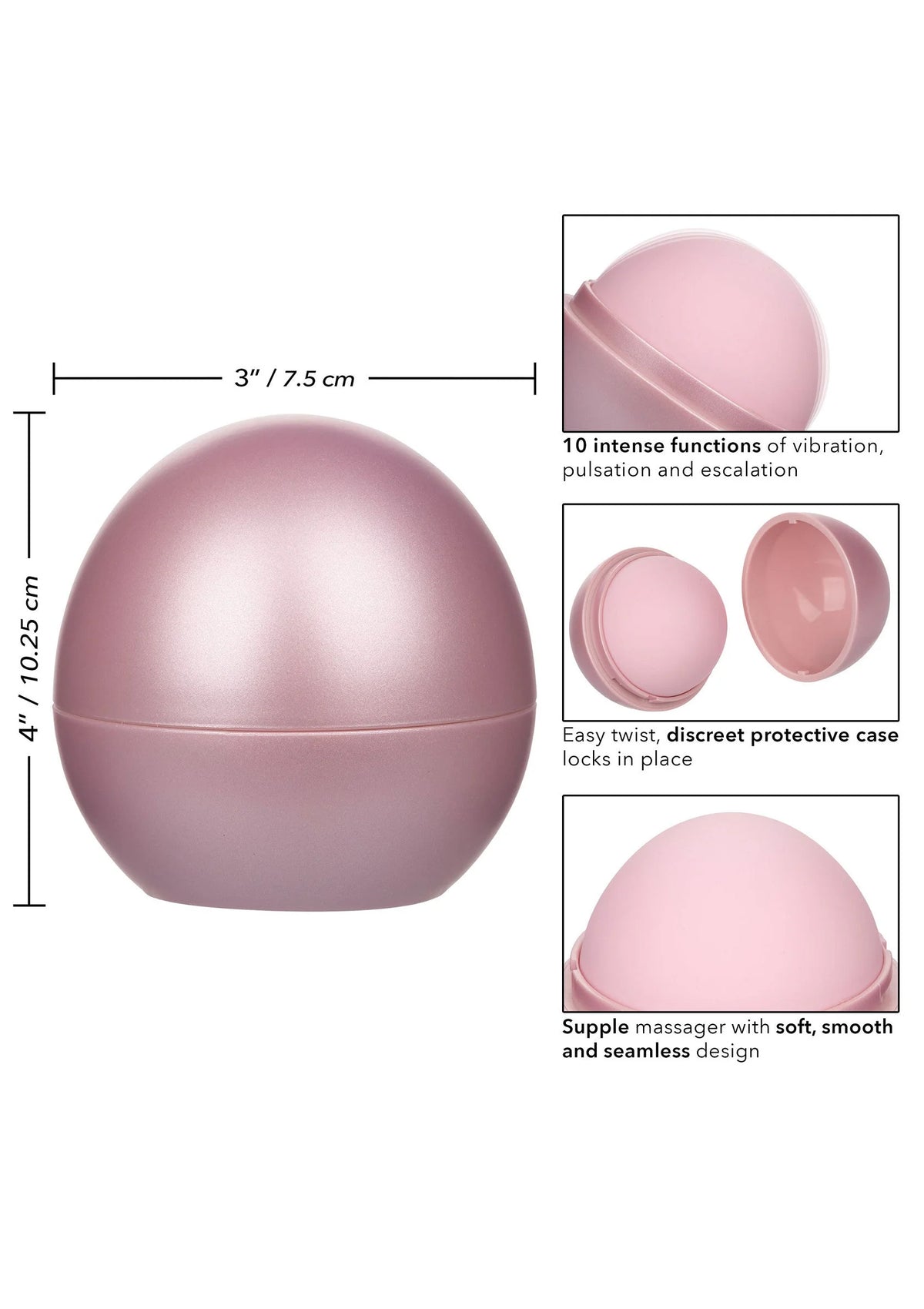 Bestel: Opal Smooth Massager by CalExotics - bij Happytoys: de erotische sex webshop | liever Happy dan Easy ⭐⭐⭐⭐⭐