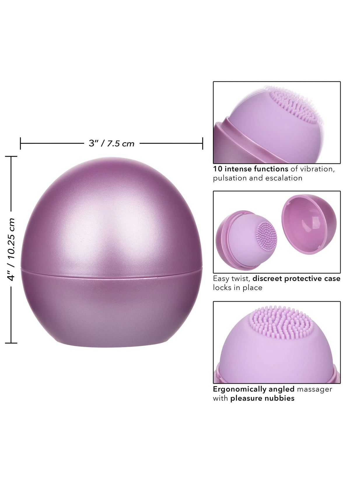 Bestel: Opal Tickler Massager by CalExotics - bij Happytoys: de erotische sex webshop | liever Happy dan Easy ⭐⭐⭐⭐⭐