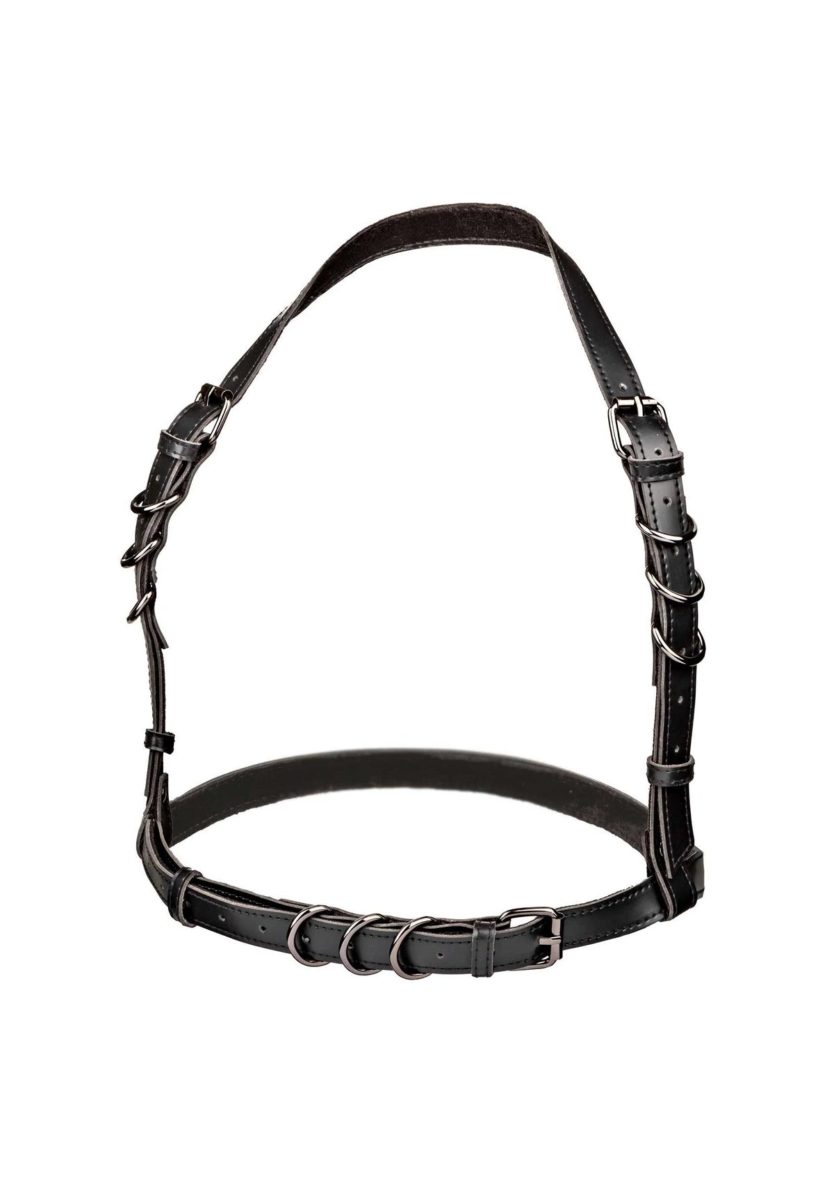 Bestel: Euphoria Collection Halter Buckle Harness by CalExotics - bij Happytoys: de erotische sex webshop | liever Happy dan Easy ⭐⭐⭐⭐⭐ - Default Title - 16702 - BLACK