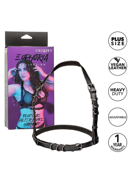 Bestel: Euphoria Collection Plus Size Halter Buckle Harness by CalExotics - bij Happytoys: de erotische sex webshop | liever Happy dan Easy ⭐⭐⭐⭐⭐