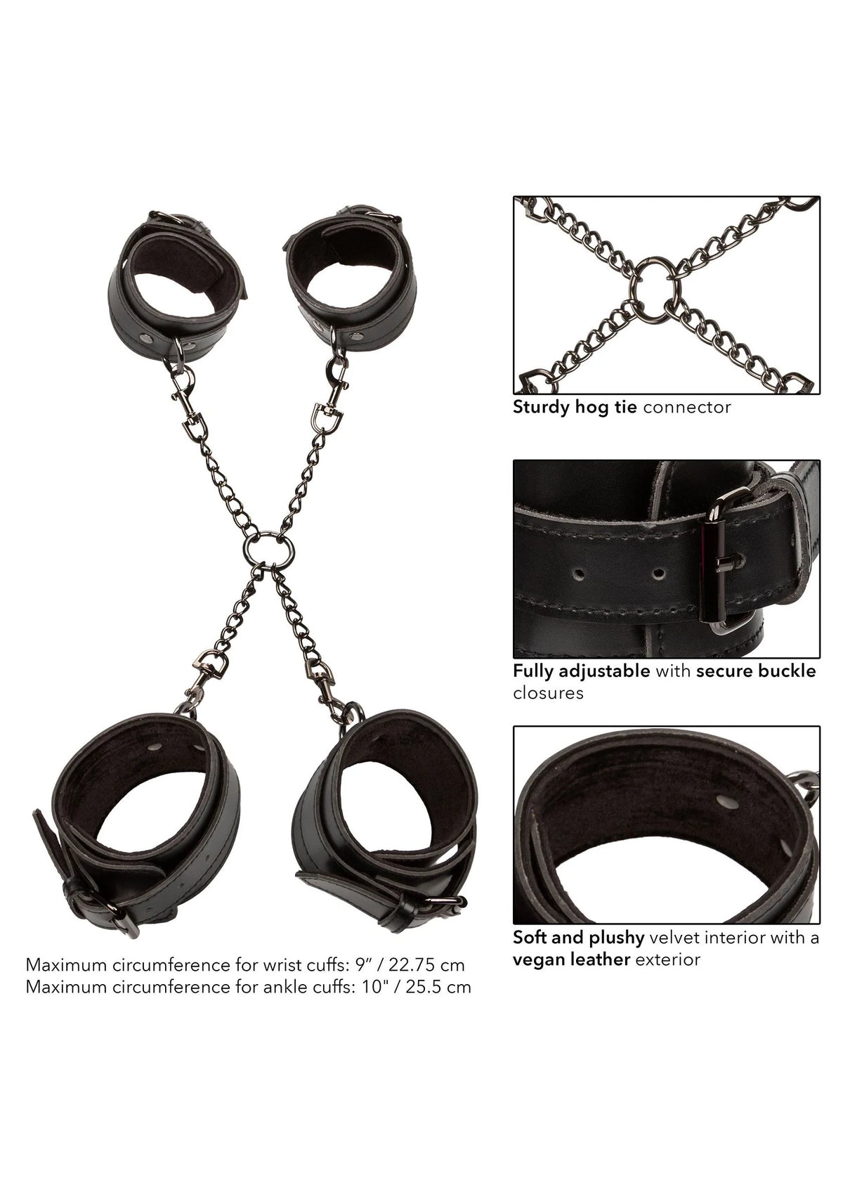 Bestel: Euphoria Collection Hog Tie by CalExotics - bij Happytoys: de erotische sex webshop | liever Happy dan Easy ⭐⭐⭐⭐⭐