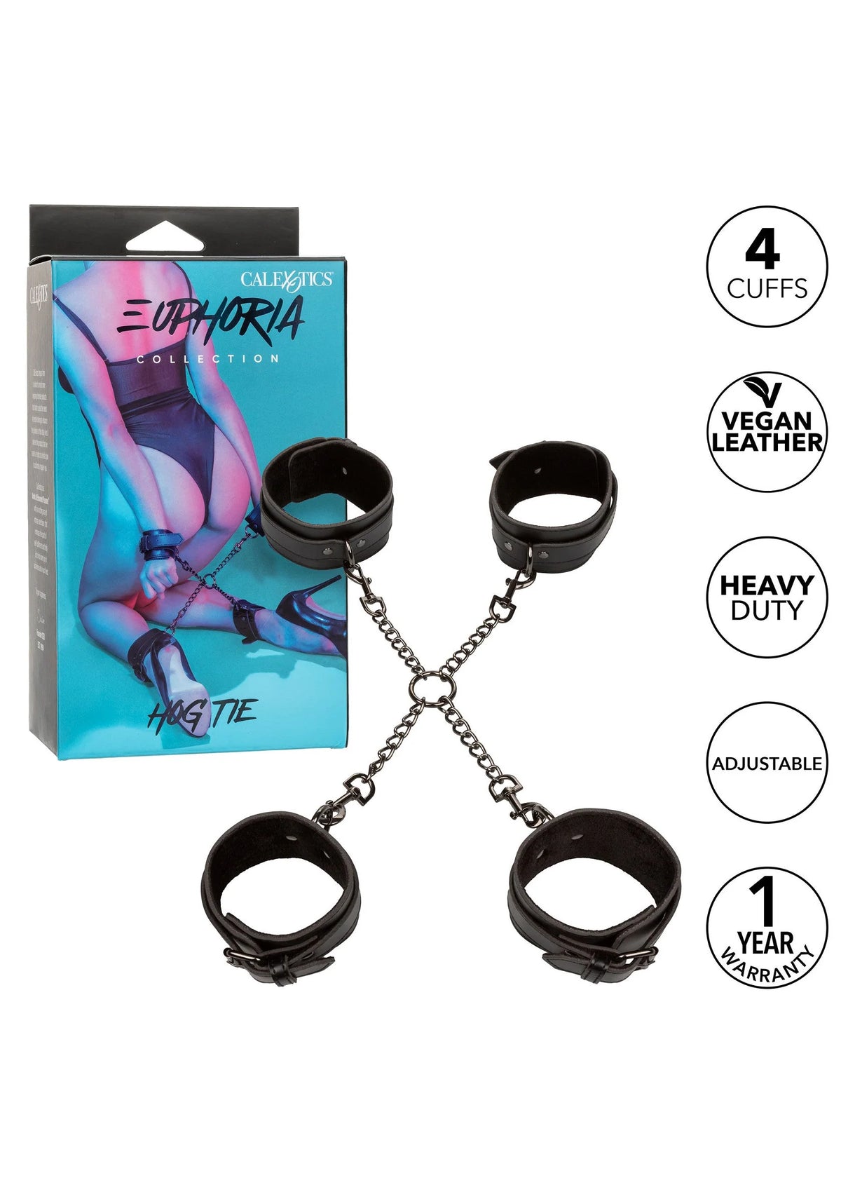 Bestel: Euphoria Collection Hog Tie by CalExotics - bij Happytoys: de erotische sex webshop | liever Happy dan Easy ⭐⭐⭐⭐⭐