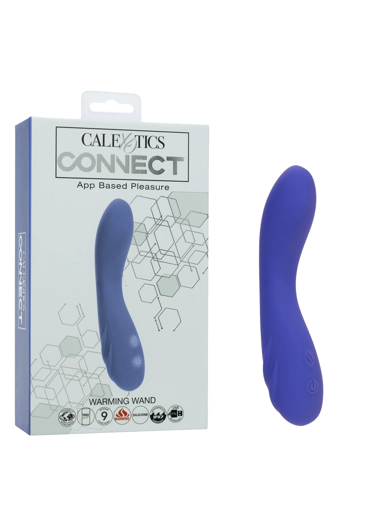 Bestel: App - Controlled Warming Wand by CalExotics Connect - bij Happytoys: de erotische sex webshop | liever Happy dan Easy ⭐⭐⭐⭐⭐