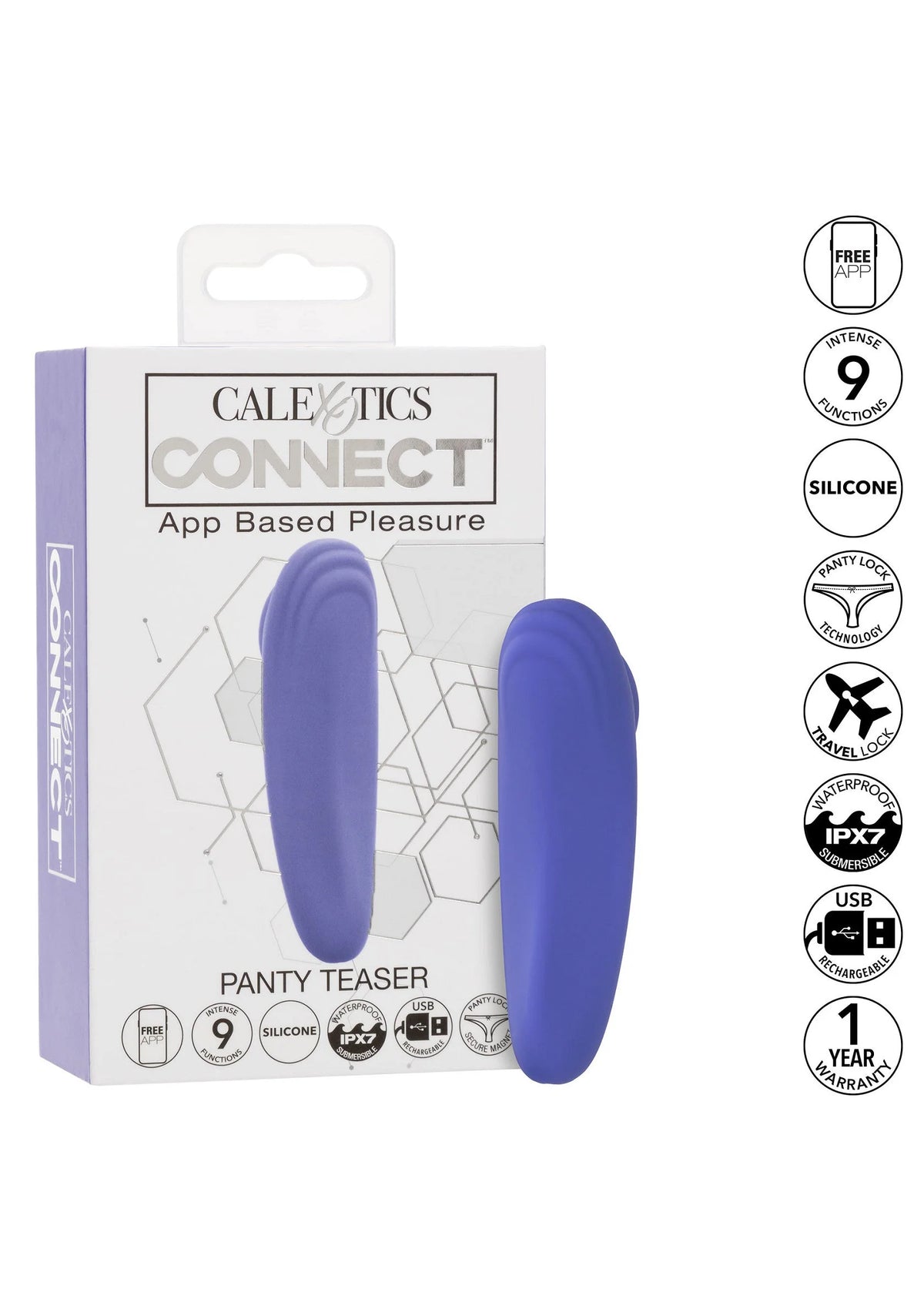 Bestel: Calex Connect Panty Teaser by CalExotics - bij Happytoys: de erotische sex webshop | liever Happy dan Easy ⭐⭐⭐⭐⭐