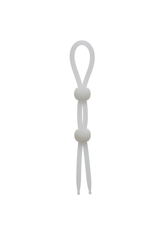 Bestel: Liquid Silicone Dual Lasso by CalExotics Alpha - bij Happytoys: de erotische sex webshop | liever Happy dan Easy ⭐⭐⭐⭐⭐ - Wit - 16748 - WHITE