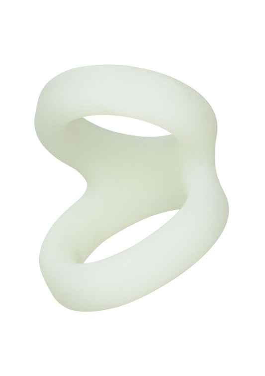 Bestel: Liquid Silicone Snug Tugger cock and ball ring by CalExotics Alpha - bij Happytoys: de erotische sex webshop | liever Happy dan Easy ⭐⭐⭐⭐⭐ - Glow in the dark - 16749 - GLOW