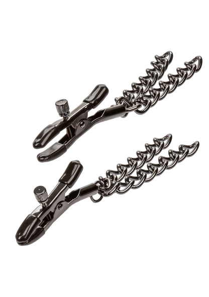 Bestel: Chain Nipple Clamps by CalExotics - bij Happytoys: de erotische sex webshop | liever Happy dan Easy ⭐⭐⭐⭐⭐