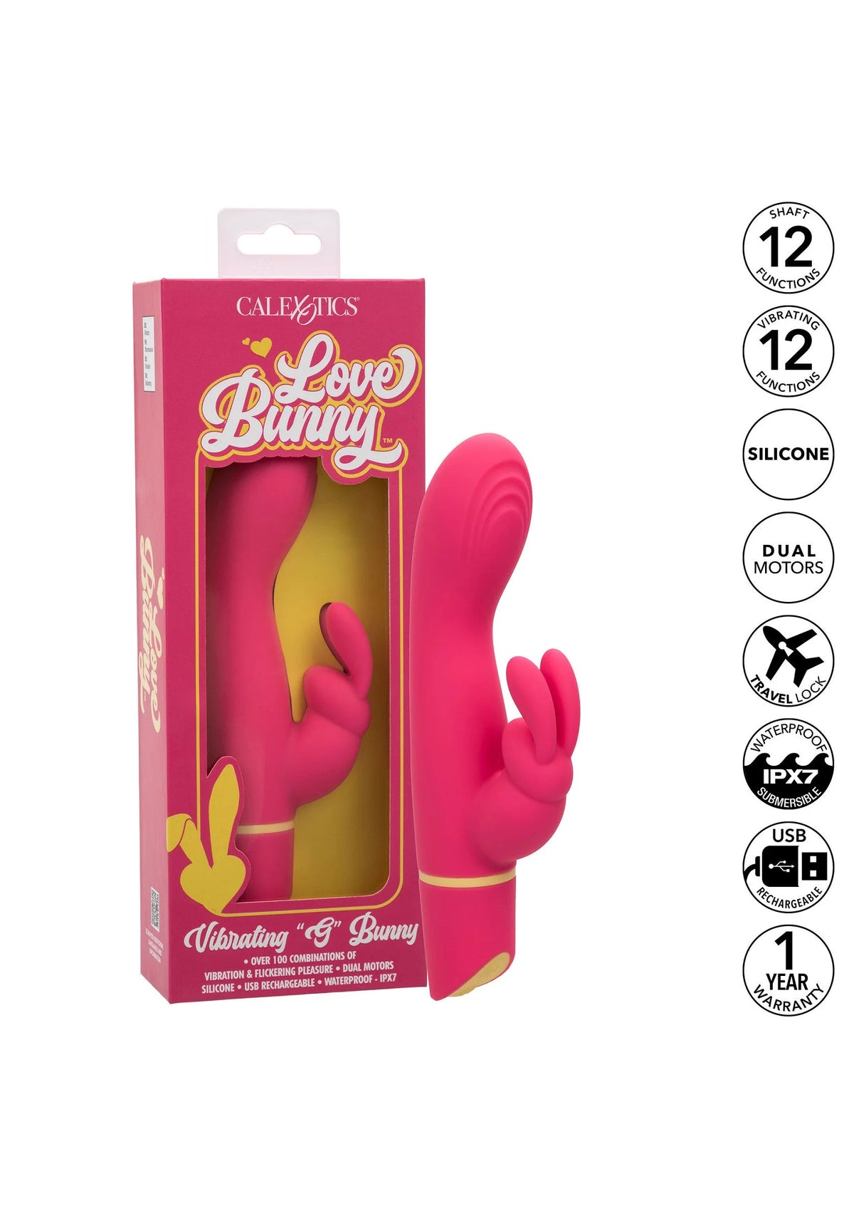Bestel: Love Bunny Vibrating 'G” Bunny by CalExotics - bij Happytoys: de erotische sex webshop | liever Happy dan Easy ⭐⭐⭐⭐⭐
