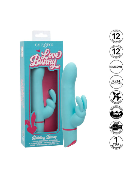 Bestel: Love Bunny Rotating Bunny by CalExotics - bij Happytoys: de erotische sex webshop | liever Happy dan Easy ⭐⭐⭐⭐⭐
