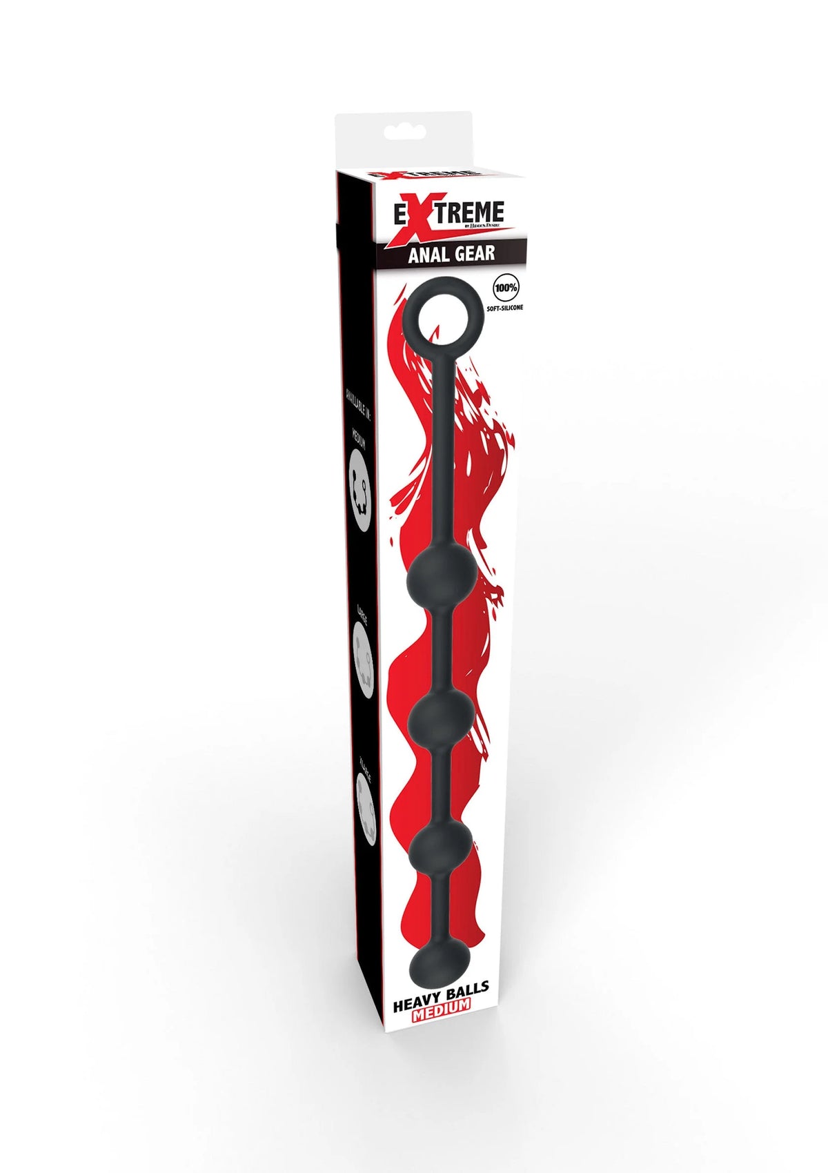 Bestel: Extreme Heavy Anal Balls Medium by Hidden Desire - bij Happytoys: de erotische sex webshop | liever Happy dan Easy ⭐⭐⭐⭐⭐