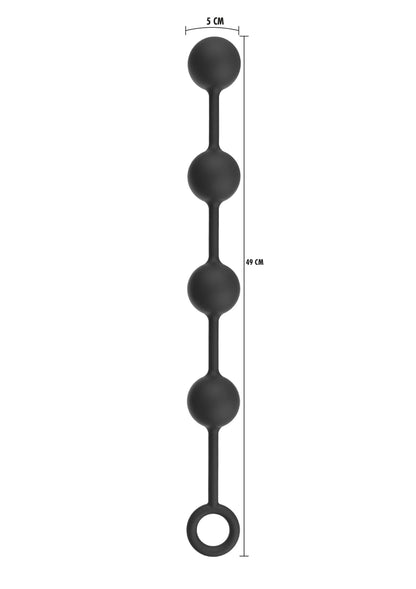 Bestel: Extreme Heavy Anal Balls XLarge by Hidden Desire - bij Happytoys: de erotische sex webshop | liever Happy dan Easy ⭐⭐⭐⭐⭐