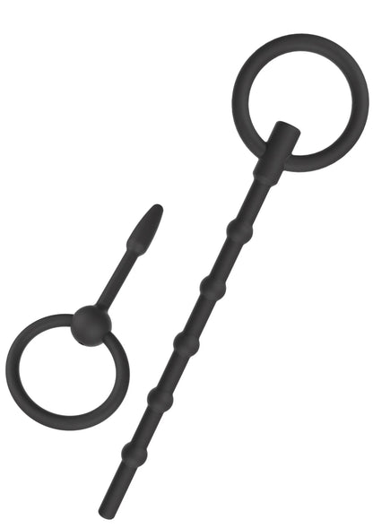 Bestel: Extreme Penis Plug Set Large 2 pcs by Hidden Desire - bij Happytoys: de erotische sex webshop | liever Happy dan Easy ⭐⭐⭐⭐⭐ - Default Title - 16813 - BLACK