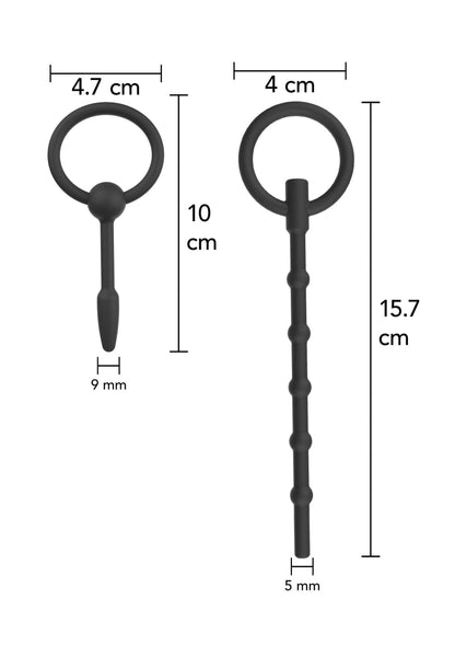 Bestel: Extreme Penis Plug Set Large 2 pcs by Hidden Desire - bij Happytoys: de erotische sex webshop | liever Happy dan Easy ⭐⭐⭐⭐⭐