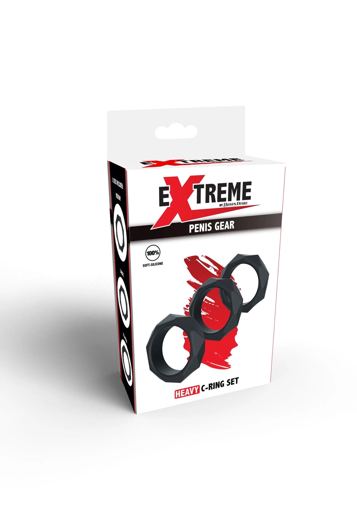 Bestel: Extreme Heavy C - Ring Set by Hidden Desire - bij Happytoys: de erotische sex webshop | liever Happy dan Easy ⭐⭐⭐⭐⭐
