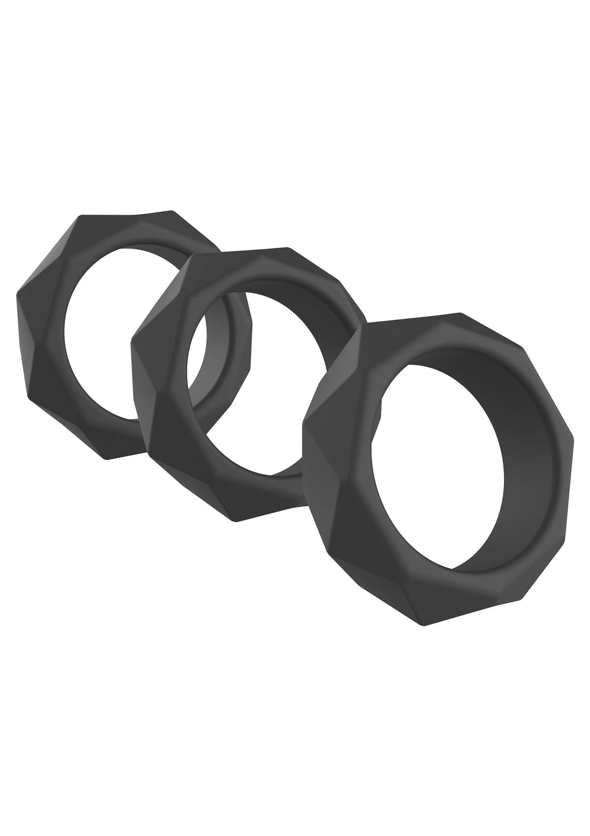 Bestel: Extreme Heavy C - Ring Set by Hidden Desire - bij Happytoys: de erotische sex webshop | liever Happy dan Easy ⭐⭐⭐⭐⭐