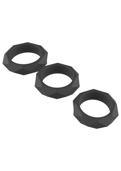 Bestel: Extreme Heavy C - Ring Set by Hidden Desire - bij Happytoys: de erotische sex webshop | liever Happy dan Easy ⭐⭐⭐⭐⭐