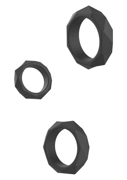 Bestel: Extreme Heavy C - Ring Set by Hidden Desire - bij Happytoys: de erotische sex webshop | liever Happy dan Easy ⭐⭐⭐⭐⭐