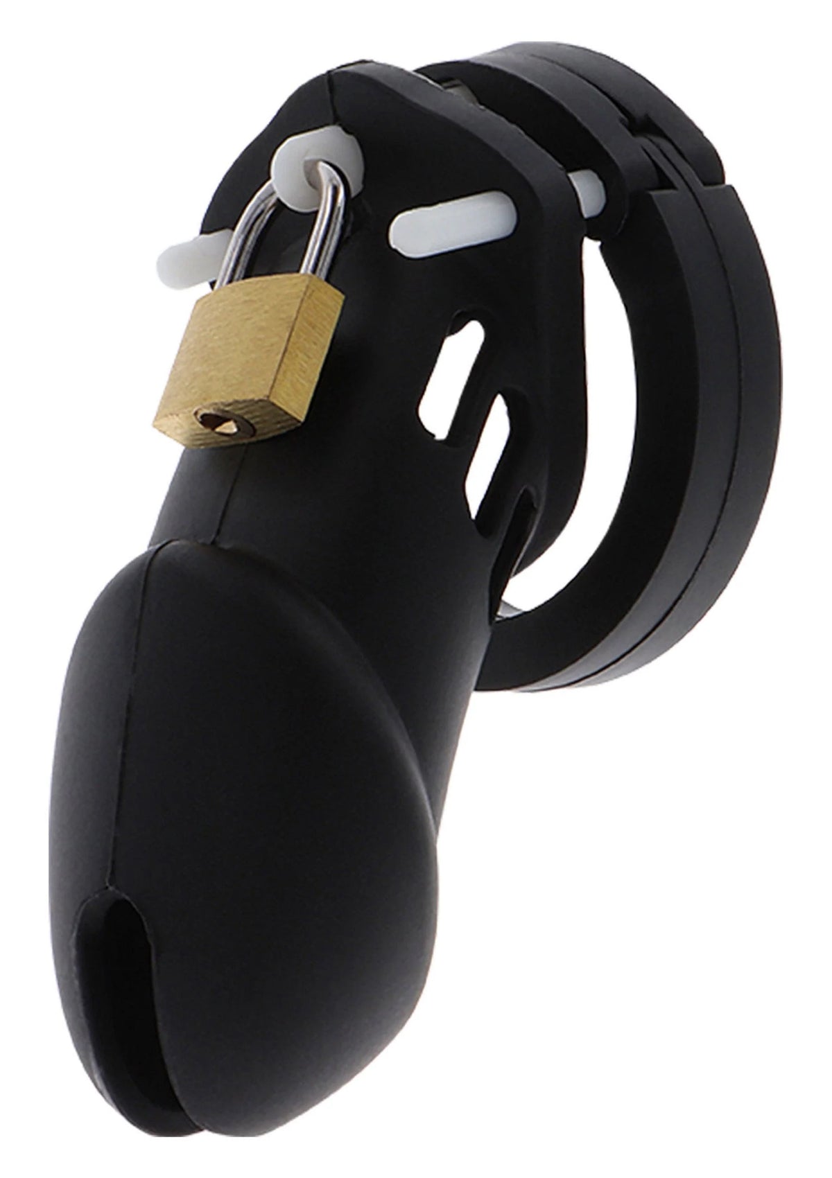 Bestel: Chastity Cock Cage Silicone Large by Hidden Desire Extreme - bij Happytoys: de erotische sex webshop | liever Happy dan Easy ⭐⭐⭐⭐⭐ - Default Title - 16823 - BLACK
