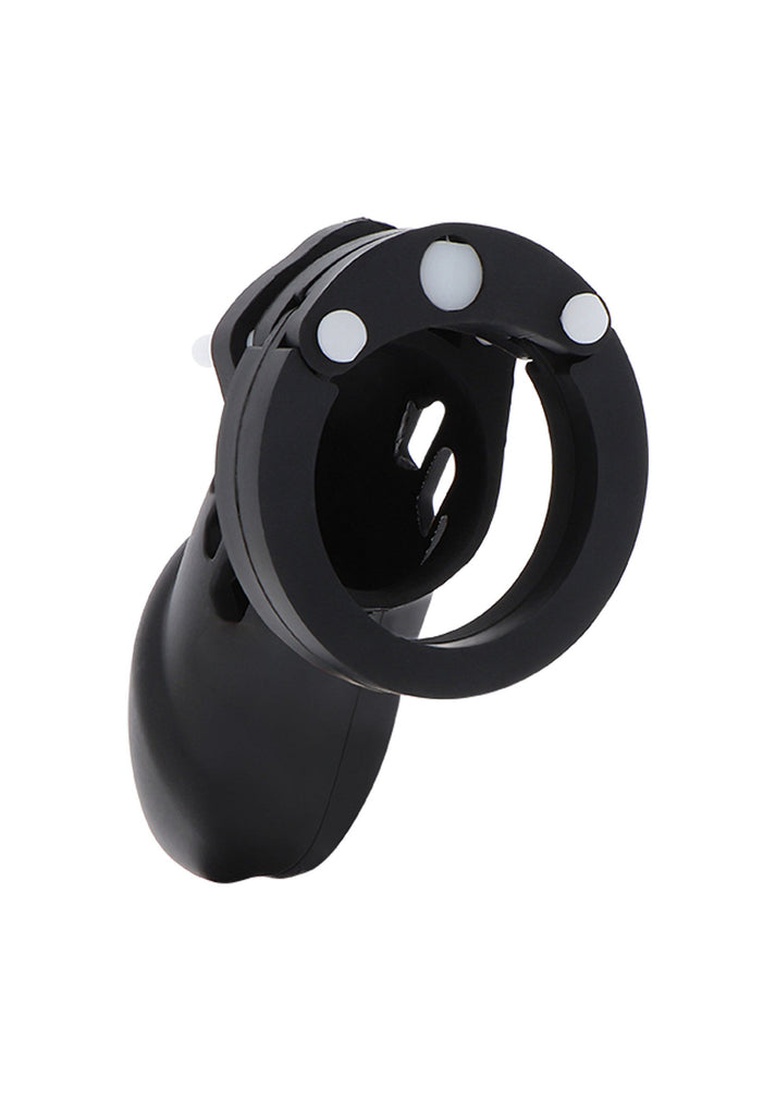 Bestel: Chastity Cock Cage Silicone Large by Hidden Desire Extreme - bij Happytoys: de erotische sex webshop | liever Happy dan Easy ⭐⭐⭐⭐⭐