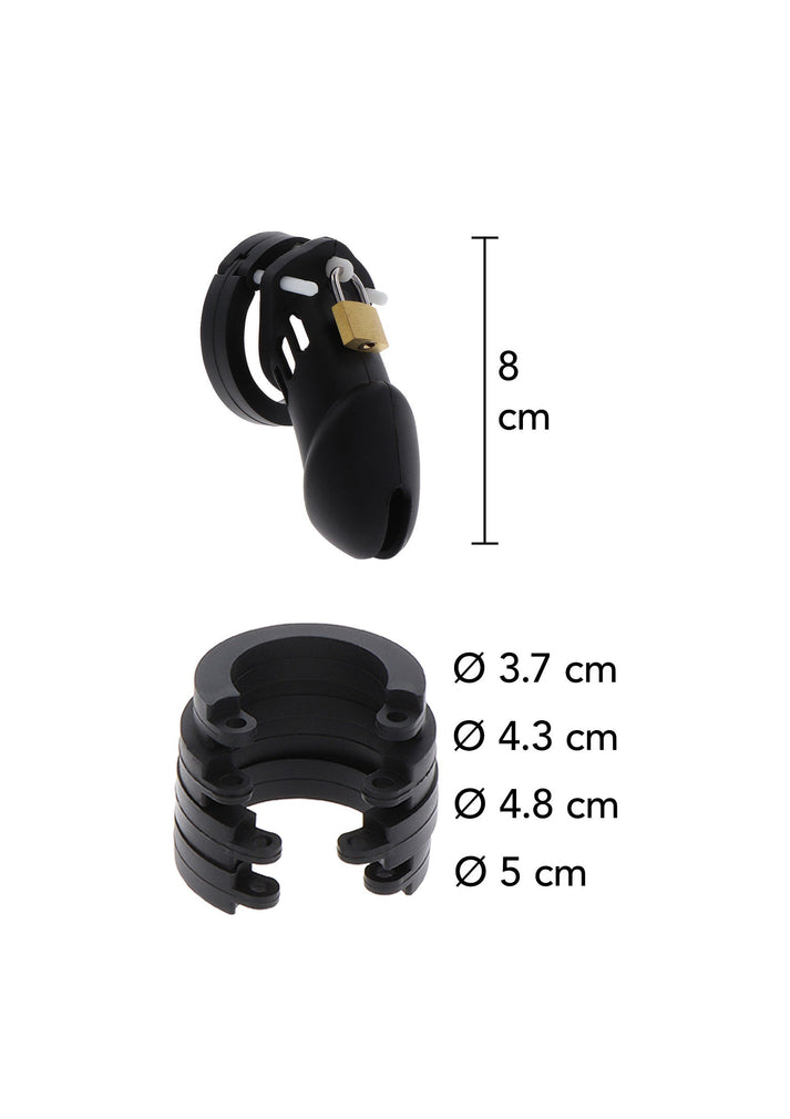 Bestel: Chastity Cock Cage Silicone Large by Hidden Desire Extreme - bij Happytoys: de erotische sex webshop | liever Happy dan Easy ⭐⭐⭐⭐⭐