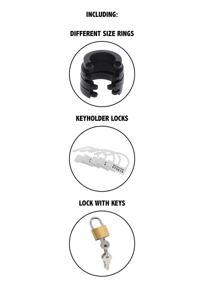 Bestel: Chastity Cock Cage Silicone Large by Hidden Desire Extreme - bij Happytoys: de erotische sex webshop | liever Happy dan Easy ⭐⭐⭐⭐⭐