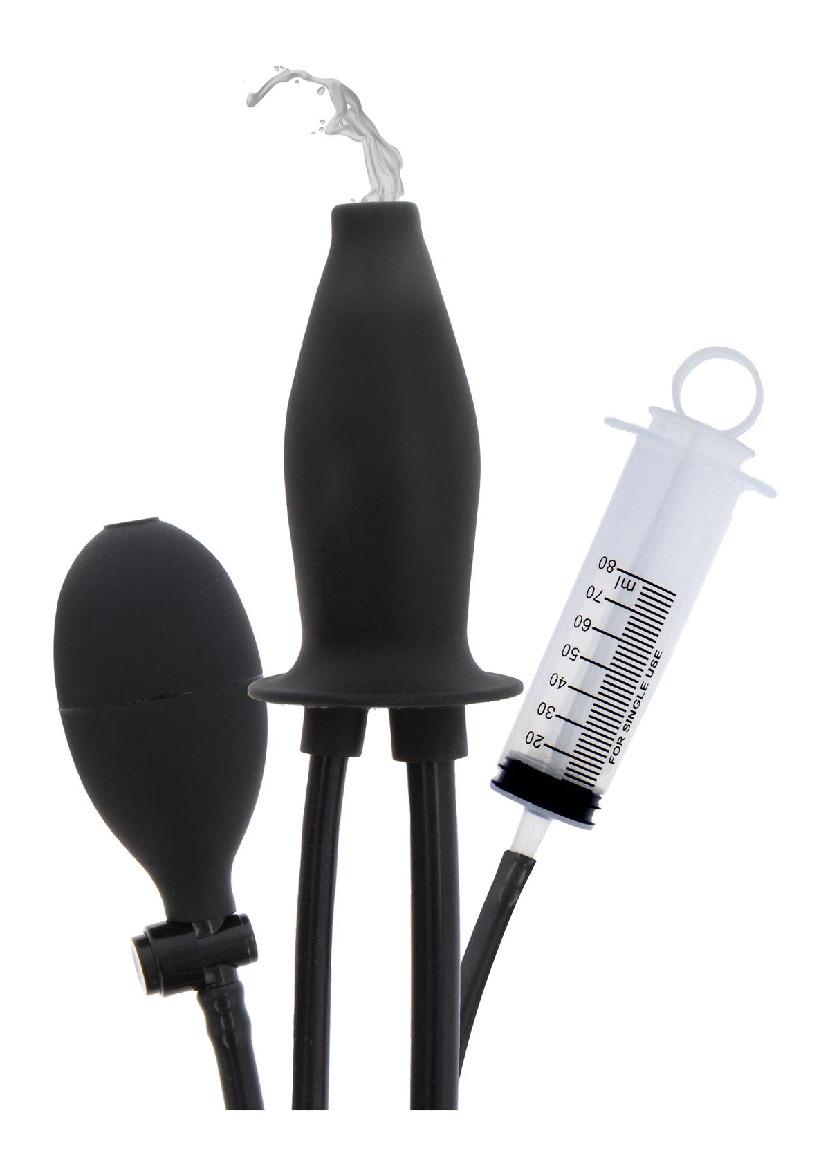 Bestel: Inflatable Lubricating butt Plug by Hidden Desire Extreme - bij Happytoys: de erotische sex webshop | liever Happy dan Easy ⭐⭐⭐⭐⭐ - Default Title - 16854 - BLACK