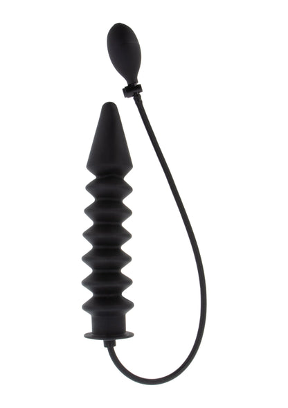 Bestel: Inflatable Ribbed Plug Expert Buttplug by Hidden Desire Extreme - bij Happytoys: de erotische sex webshop | liever Happy dan Easy ⭐⭐⭐⭐⭐ - Default Title - 16857 - BLACK