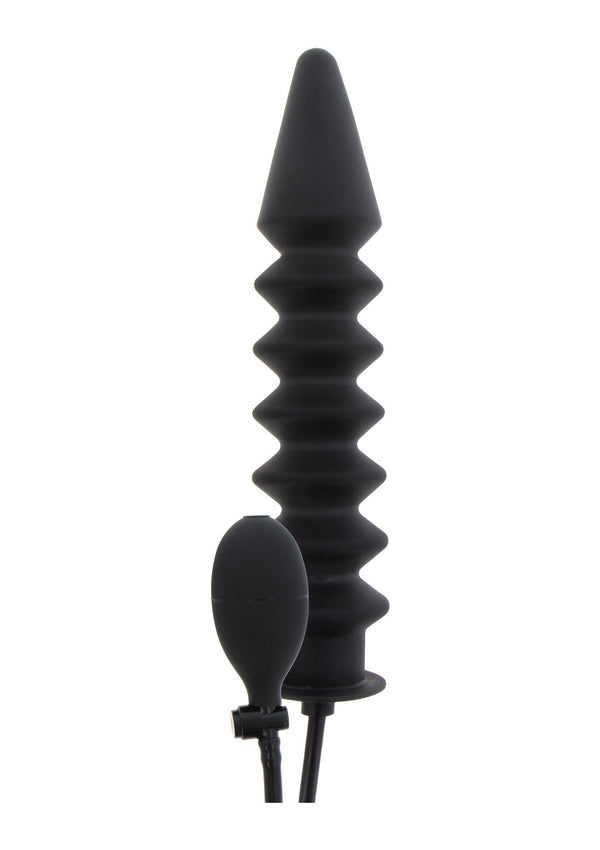 Bestel: Inflatable Ribbed Plug Expert Buttplug by Hidden Desire Extreme - bij Happytoys: de erotische sex webshop | liever Happy dan Easy ⭐⭐⭐⭐⭐