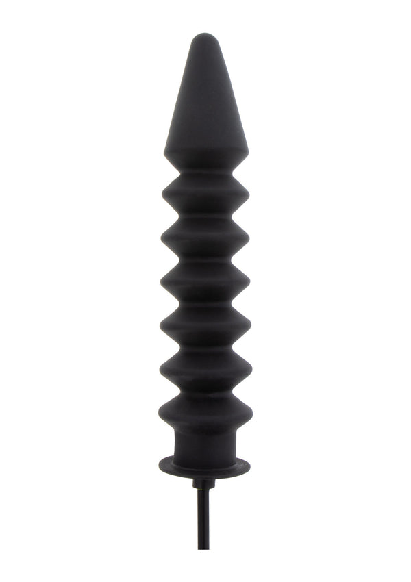 Bestel: Inflatable Ribbed Plug Expert Buttplug by Hidden Desire Extreme - bij Happytoys: de erotische sex webshop | liever Happy dan Easy ⭐⭐⭐⭐⭐