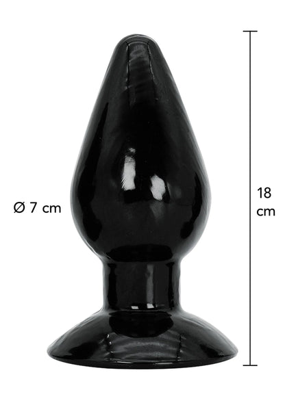 Bestel: Buttplug Extra Large 18 cm - bij Happytoys: de erotische sex webshop | liever Happy dan Easy ⭐⭐⭐⭐⭐ - Default Title - 16864 - BLACK